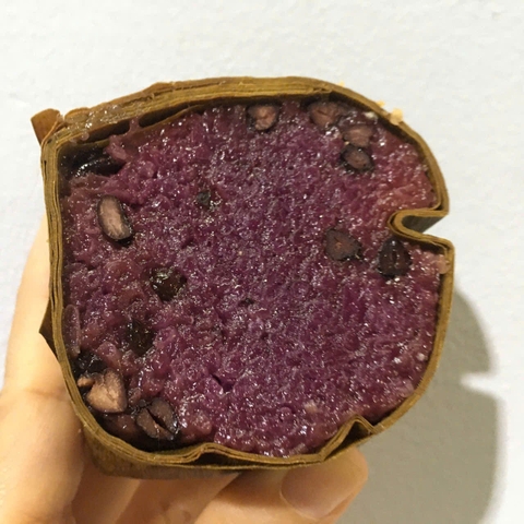 Bánh tét chay đậu đen nếp không 600g