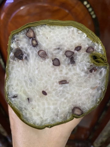 Bánh tét chay đậu đen nếp không 600g