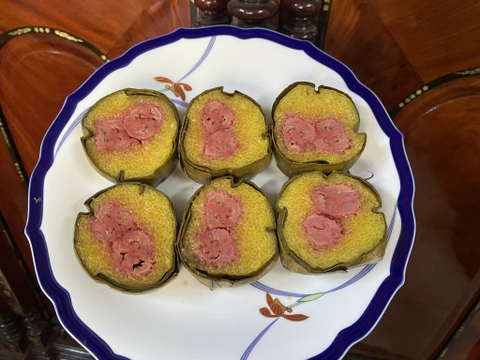 Bánh tét chuối nếp vàng 600g