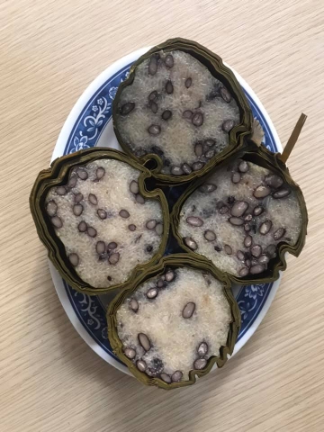 Bánh tét chay đậu đen nếp không 600g