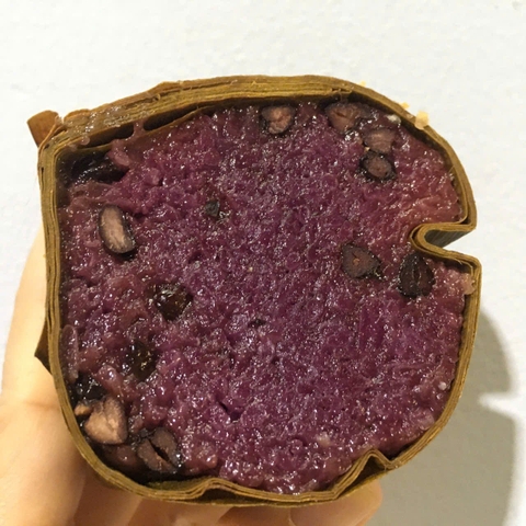 Bánh tét chay đậu đen nếp không 600g