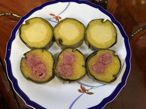 Bánh tét đậu xanh nếp vàng 600g