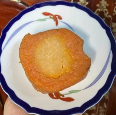 Bánh tét gấc đậu xanh 600g