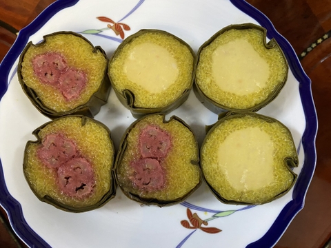 Bánh tét chuối nếp vàng 600g