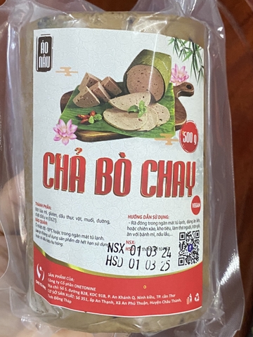 Chả bò chay Áo Nâu 500g