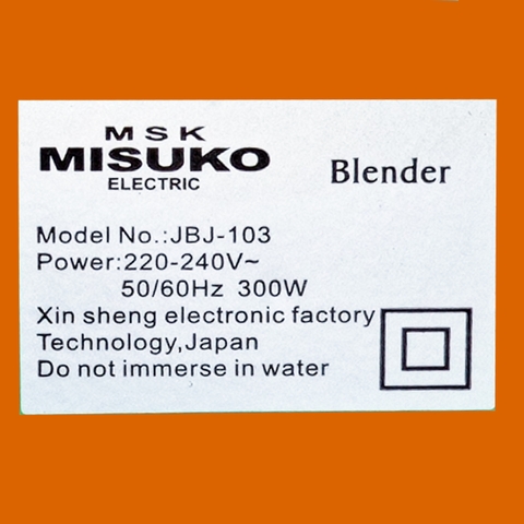 Máy Xay Sinh Tố Đa Năng MISUKO JBJ - 103