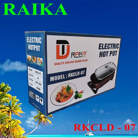 Nồi Lẩu Đa Năng RAIKA - 6 Lít – RKCLD - 07