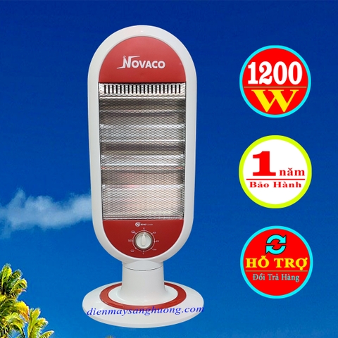 Máy Sưởi Thạch Anh 3 Bóng NOVACO - NV01
