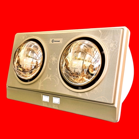 Đèn Sưởi Nhà Tắm 2 Bóng CAMAC - CM02