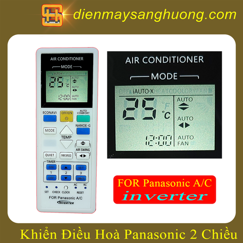 Điều Khiển Điều Hoà Panasonic 2 Chiều inverter