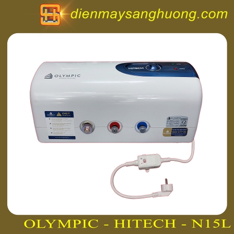 Bình Nóng Lạnh OLYMPIC 15 Lít  Loại Ngang - HITECH – N15L