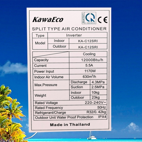 Điều Hoà KawaEco - 12.000BTU - 1C inverter KA - C12SRI.