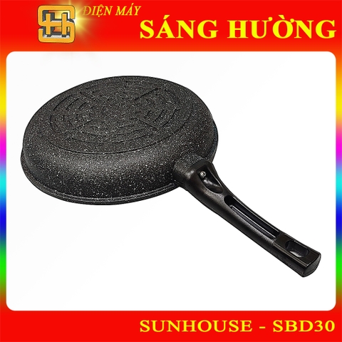 Chảo Nhôm Chống Dính Vân Đá 30cm Sunhouse SBD30