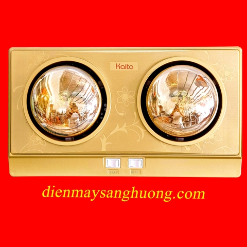 Đèn Sưởi Nhà Tắm 2 Bóng Kaita - KT02