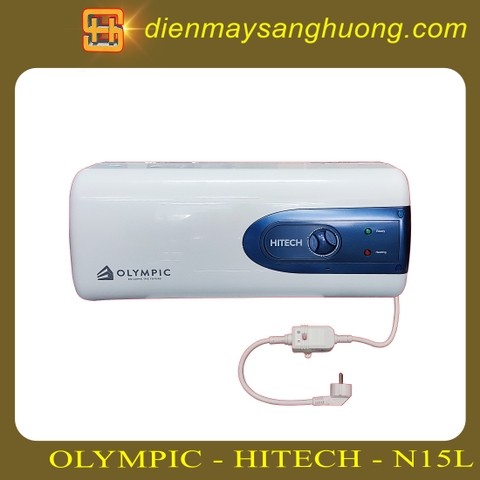 Bình Nóng Lạnh OLYMPIC 15 Lít  Loại Ngang - HITECH – N15L