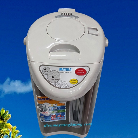 Bình Thủy Điện Matika MTK - 8145 - 4,5L Đun Sôi Và Giữ Ấm Nước Tự Động