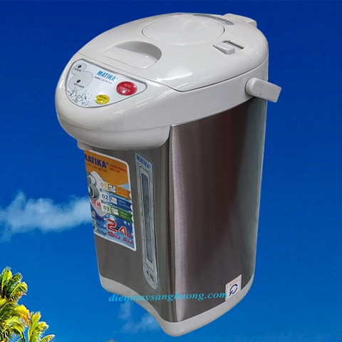 Bình Thủy Điện Matika MTK - 8145 - 4,5L Đun Sôi Và Giữ Ấm Nước Tự Động