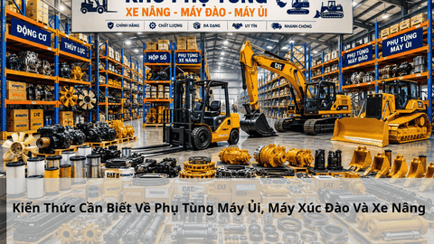 Kiến Thức Cần Biết Về Phụ Tùng Máy Ủi, Máy Xúc Đào Và Xe Nâng