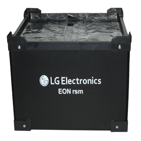 Thùng Nhựa Danpla Chống Tĩnh Điện Phủ Lưới Mắt Cáo