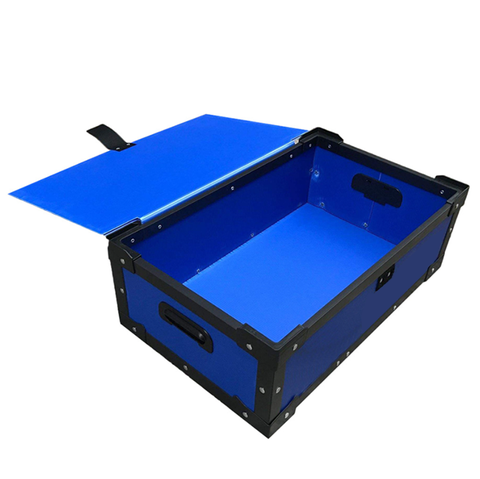 Thùng Nhựa Danpla Nẹp Các Góc Có Nắp Đậy