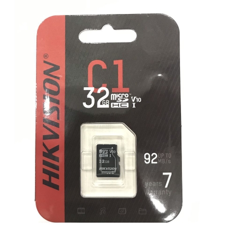 THẺ NHỚ HIKVISION MIRCO SD 32GB 92MB/S