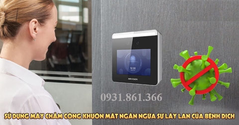 Máy chấm công nhận diện khuôn mặt: DS-K1T331W