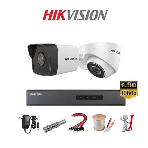 Trọn Bộ 2 Camera IP Giám Sát 2.0M Hikvision