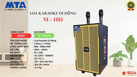 Loa Karaoke Di Động MTA model M-10D