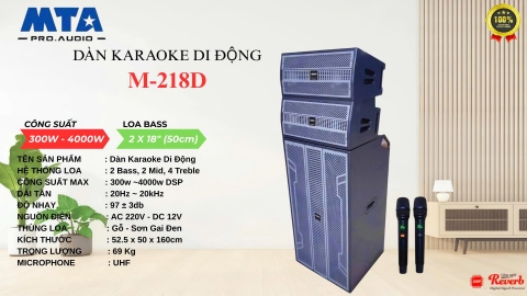 Dàn karaoke di động MTA-M-218D