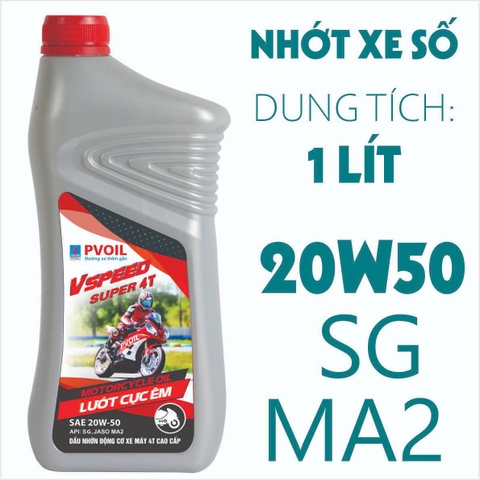 Nhớt PV Oil 20w50 1L x 1 chai (online)