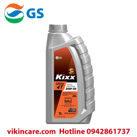 Nhớt Xe Máy Kixx Ultra 4T SJ