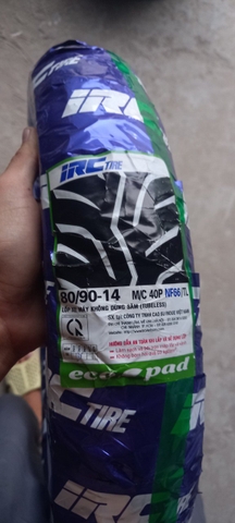 Vỏ IRC 80/90-14 40P NF66/ TL (Việt- Ecopad)