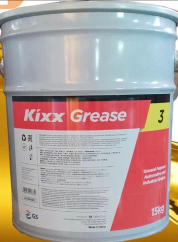 Mỡ nhờn Kixx Grease 3 xô 15kg