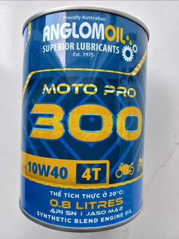 Anglom-Oil Moto 300 10w40 SN/MA2 0.8L