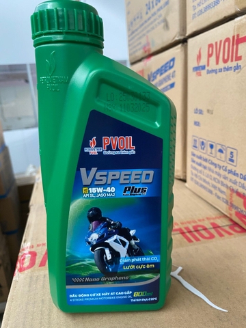 PV Oil VSpeed Plus NANO 15w40 SL số 0.8L ×24