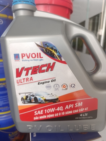 pvoil VTECH ULTRA 10w40 API SM 6X4L
