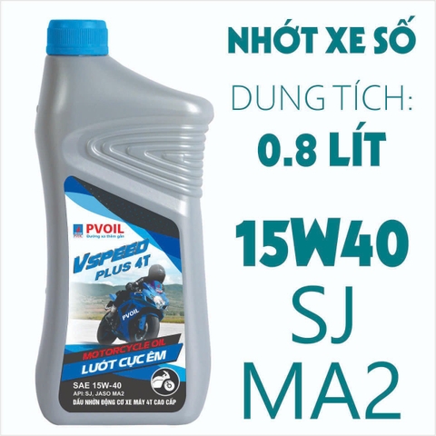 Nhớt PV Oil 15w40 0.8 lít x 1 chai ( online)