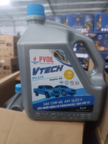 PV VTECH PLUS 15w40 SL CI-4  4L