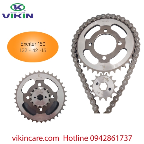 Nhông Sên Dĩa LTK 126L-42-14 Exciter 150