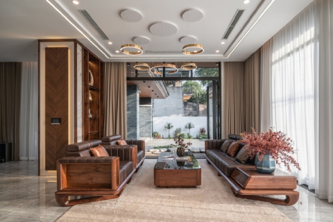 Pagini - Thiết kế nội thất biệt thự hiện đại sang trọng tại T&T Long Xuyên