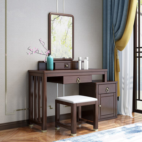 Bàn trang điểm gỗ tự nhiên