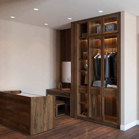 Tủ quần áo gỗ tự nhiên