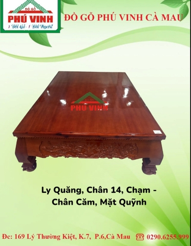 Ly Quăng, Chân 14, Chạm - Chân Căm, Mặt Quỹnh, 1.6x2.2m