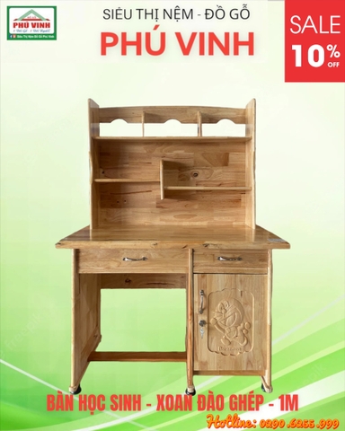 Bàn Học Sinh, Xoan Đào Ghép, 1m