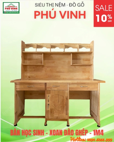 Bàn Học Sinh, Xoan Đào Ghép, 1m4