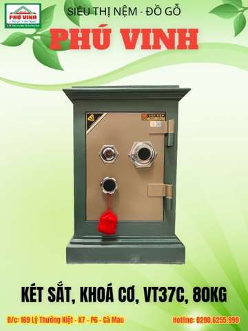 Két Sắt, Khóa Cơ, VT37C, 80Kg