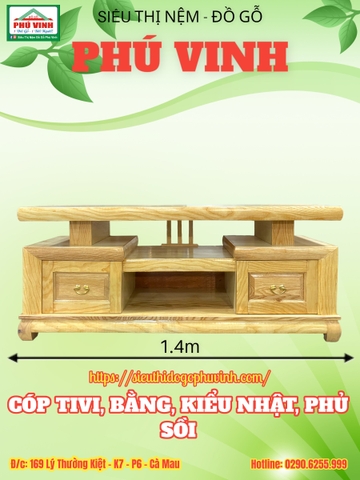 Cóp Tivi, Bằng, Kiểu Nhật, Phủ Sồi, 1.4m