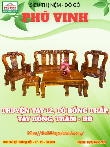 Salon, Truyện Tay 12, Tó Rồng Thấp, Tay Rồng, Tràm, Hồng Đào