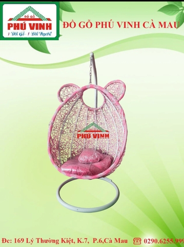 Xích Đu, Tai Thỏ, Có Gối - Mây Đan
