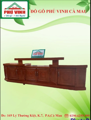 Cóp Tivi Phủ Sồi - 2,2m